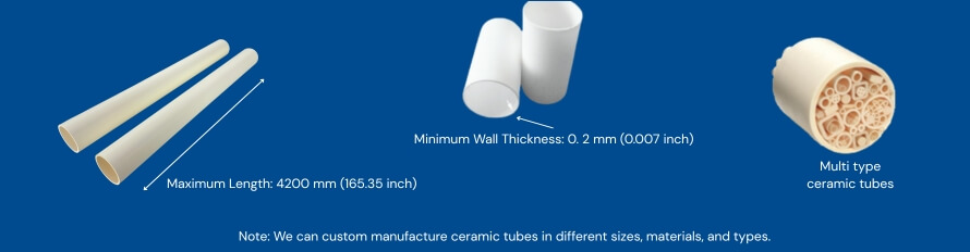 Ceramic Tube manufacturing Capabilities - Mingrui Ceramic